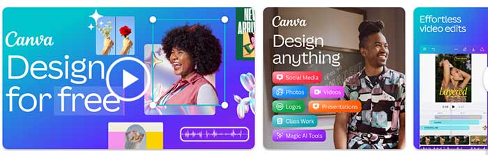 ۱. Canva – سلطان طراحی گرافیکی و ارائه‌های آموزشی با موبایل