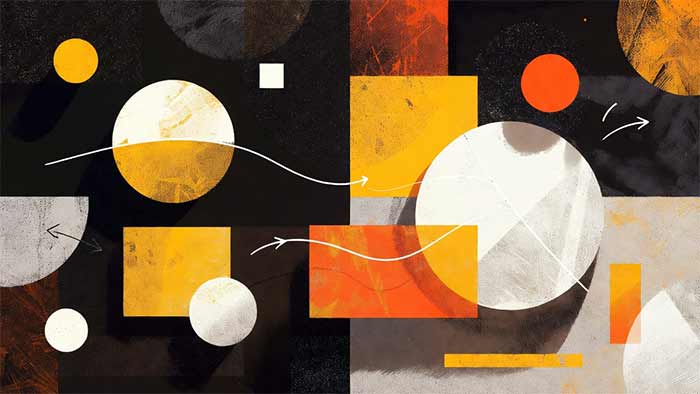 اصول تولید محتوا ایجاد تعادل، کنتراست و جریان بصری روان